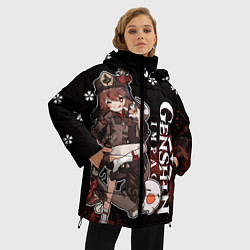 Куртка зимняя женская ХУ ТАО ШЕЛКОВИЦА HU TAO, цвет: 3D-черный — фото 2