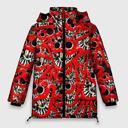 Куртка зимняя женская POPPY PLAYTIME ХАГГИ ВАГГИ, цвет: 3D-светло-серый