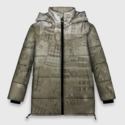 Куртка зимняя женская Коллекция Journey На земле 130-2, цвет: 3D-черный