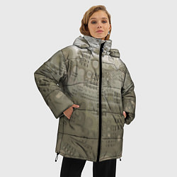 Куртка зимняя женская Коллекция Journey На земле 130-2, цвет: 3D-черный — фото 2