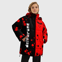 Куртка зимняя женская Deltarune black & red, цвет: 3D-черный — фото 2