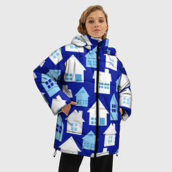 Куртка зимняя женская Хочу дом, цвет: 3D-черный — фото 2
