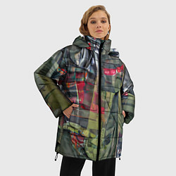 Куртка зимняя женская Братство сталкеров, цвет: 3D-черный — фото 2