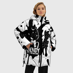 Куртка зимняя женская BLACK AND WHITE BENDY, цвет: 3D-красный — фото 2
