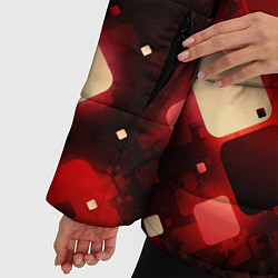 Куртка зимняя женская Рубиновый поток, цвет: 3D-черный — фото 2