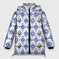 Куртка зимняя женская Pattern Frozen, цвет: 3D-черный