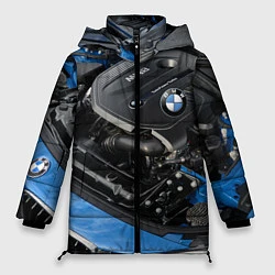 Куртка зимняя женская BMW Engine Twin Power Turbo, цвет: 3D-черный