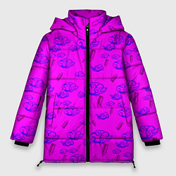 Куртка зимняя женская ARCANE LEAGUE Of LEGENDS - JINX, цвет: 3D-красный