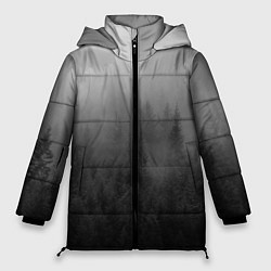 Куртка зимняя женская ТУМАННЫЙ ЛЕС - МРАЧНЫЙ, цвет: 3D-черный