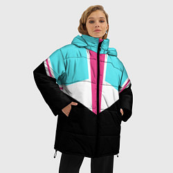 Куртка зимняя женская Ретро 90-х, цвет: 3D-черный — фото 2
