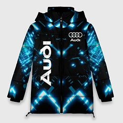 Куртка зимняя женская Audi Neon, цвет: 3D-красный
