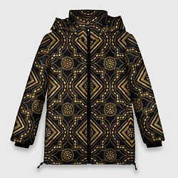 Куртка зимняя женская Versace classic pattern, цвет: 3D-черный