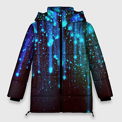 Куртка зимняя женская Звездопад Звёздный дождь, цвет: 3D-черный