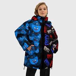 Куртка зимняя женская Poppy Half Patter, цвет: 3D-красный — фото 2