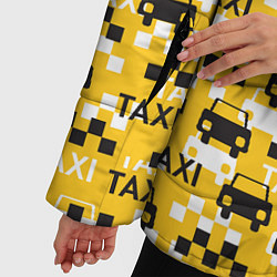 Куртка зимняя женская Такси Taxi, цвет: 3D-черный — фото 2