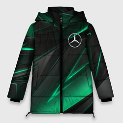 Женская зимняя куртка MERCEDES-BENZ AMG NEON STRIPES PETRONAS