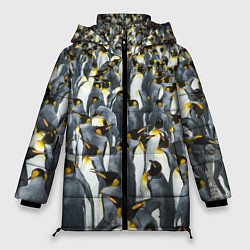Куртка зимняя женская Пингвины Penguins, цвет: 3D-светло-серый