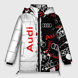 Женская зимняя куртка АУДИ Autosport Паттерн