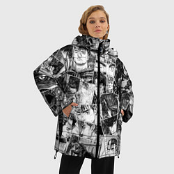 Куртка зимняя женская Berserk pattern, цвет: 3D-светло-серый — фото 2