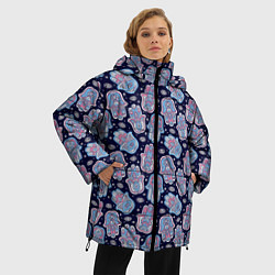 Куртка зимняя женская Хамса Рука Фатимы, цвет: 3D-черный — фото 2