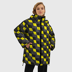 Куртка зимняя женская Я куб, цвет: 3D-светло-серый — фото 2