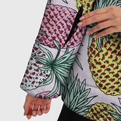Куртка зимняя женская Ананасовый урожай, цвет: 3D-черный — фото 2