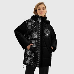 Куртка зимняя женская ГЖЕЛЬ RUSSIA ЧБ, цвет: 3D-светло-серый — фото 2