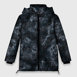 Куртка зимняя женская Камуфляж Паук Ночь, цвет: 3D-черный