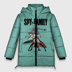 Куртка зимняя женская Spy x Family, цвет: 3D-светло-серый