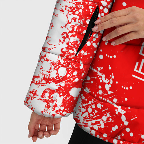 Женская зимняя куртка ЛЕД ЗЕППЕЛИН LED ZEPPELIN / 3D-Светло-серый – фото 5