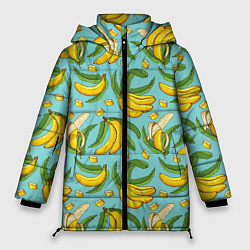 Куртка зимняя женская Banana pattern Summer Fashion 2022, цвет: 3D-красный
