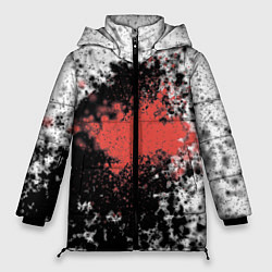 Куртка зимняя женская Черное золото и красный Коллекция Get inspired! Fl, цвет: 3D-светло-серый