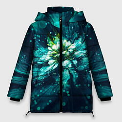 Куртка зимняя женская Цветок с пандоры, цвет: 3D-светло-серый