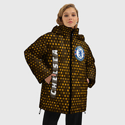 Куртка зимняя женская ЧЕЛСИ Chelsea - Звезды, цвет: 3D-черный — фото 2