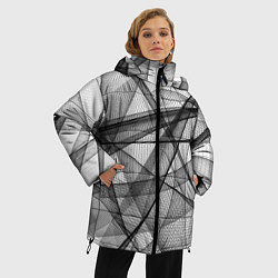 Куртка зимняя женская Сеть Коллекция Get inspired! Fl-181, цвет: 3D-красный — фото 2