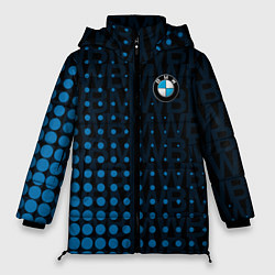 Куртка зимняя женская Bmw Паттерн, цвет: 3D-светло-серый