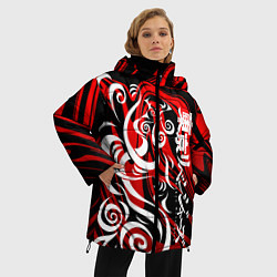 Куртка зимняя женская ТОКИЙСКИЕ МСТИТЕЛИ МАНГА, цвет: 3D-красный — фото 2