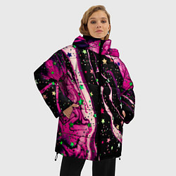 Куртка зимняя женская Pink Night, цвет: 3D-красный — фото 2
