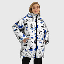 Куртка зимняя женская UNIDENTIFIED FLYINGS, цвет: 3D-светло-серый — фото 2
