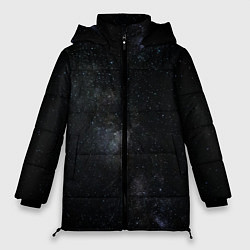 Куртка зимняя женская Лонгслив Звезды и космос, цвет: 3D-светло-серый