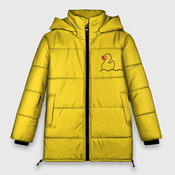 Куртка зимняя женская Уточка плывет, цвет: 3D-черный