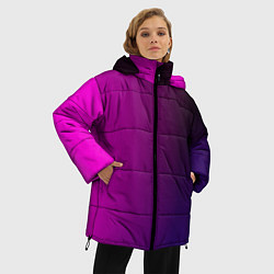 Куртка зимняя женская VIOLET gradient, цвет: 3D-черный — фото 2