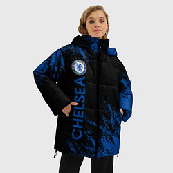 Куртка зимняя женская Chelsea текстура, цвет: 3D-светло-серый — фото 2