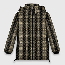 Куртка зимняя женская Классические текстуры - сетка, цвет: 3D-светло-серый