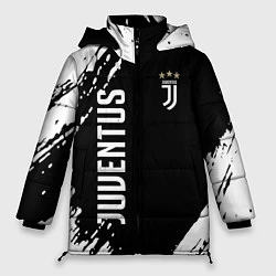 Куртка зимняя женская Fc juventus фс ювентус, цвет: 3D-красный