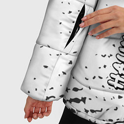 Куртка зимняя женская Haunted Family в стиле граффити, цвет: 3D-черный — фото 2