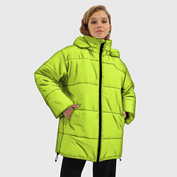 Куртка зимняя женская Зеленый неон из фильма Барби, цвет: 3D-светло-серый — фото 2