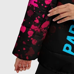 Куртка зимняя женская Papa Roach Neon Gradient, цвет: 3D-черный — фото 2