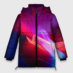 Куртка зимняя женская Неоновая палитра цветов - Красный, цвет: 3D-светло-серый