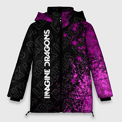 Куртка зимняя женская Imagine Dragons Rock Legends, цвет: 3D-черный